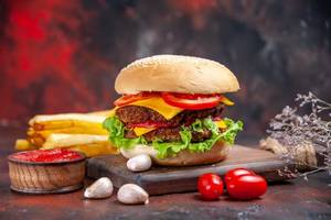 Allo Tikki Cheese Burger