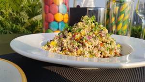 Saffron and Cous Cous Salad