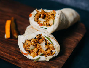 Schezwan Chicken Shawarma