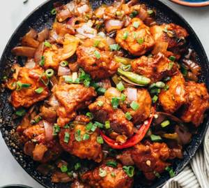 Boneless Chicken Garlic Dry