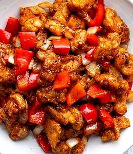 Chilli garlic pepper chicken