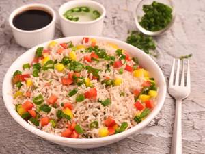 Veg Fried Rice [serves 2-3]