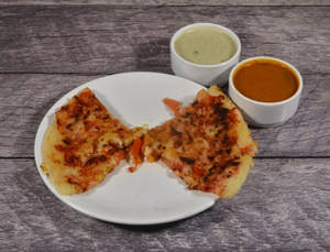 Onion Tomato Uttapam     