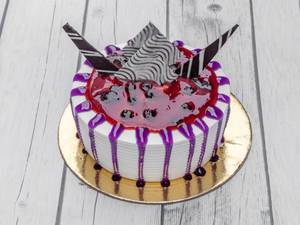 Blueberry Eggless Cake