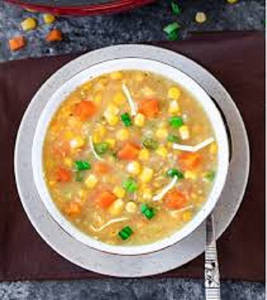 Chin Chin Corn Soup
