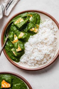 Palak Paneer Rice Bowl Combo