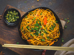 Veg Chilli Garlic Noodles
