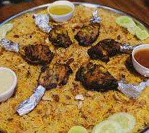 Chicken Tangdhi Kabab Biryani                                                       