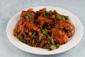 Chilli Chicken Dry (8 Pcs)