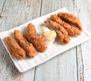 Chicken Strips With Dip (6 Pcs)