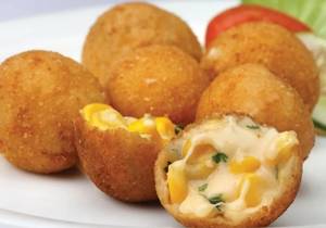 Cheese  Corn ball  ( 8 pieces )