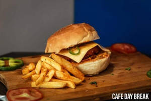 Crispy Chicken Cheese Burger