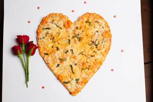 Heart Shape Margherita Pizza (12")