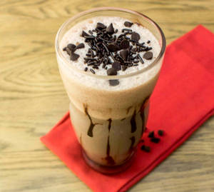 Chocolate Chips Shake with Ice Cream