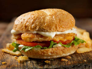 Crunchy Chicken Burger