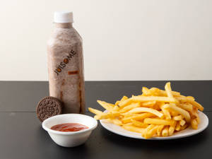 French Fries + Oreo Shake