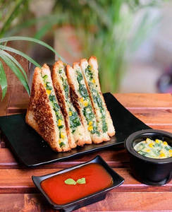 Spinach Corn Sandwich