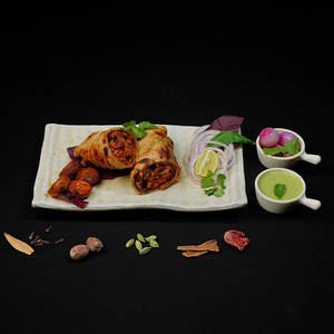 Mushroom Tikka Parantha Roll