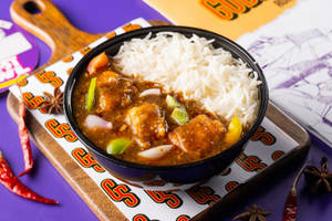 Chilli Paneer Rice Bowl