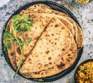 Ajwain Paratha ( 2 Pcs With Curd & Butter and Pickle)