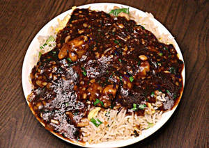 Chicken Manchurian Fried Rice