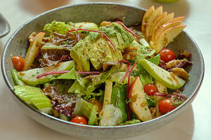 Three Leaf Apple Walnut Salad