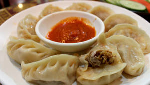Steamed Chicken Cheese Momo 5pcs