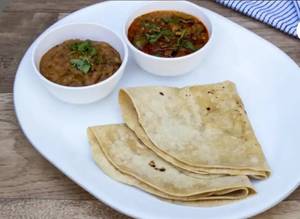 Wheat Chapati [2Pcs] & Curry