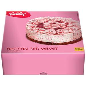 Vadilal Artisan Red Velvet Ice Cream Cake [500ml]
