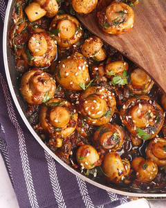 Mushroom Chilli Dry