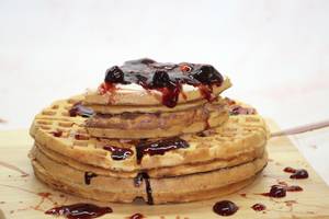 Blueberry Cream Cheese Waffle
