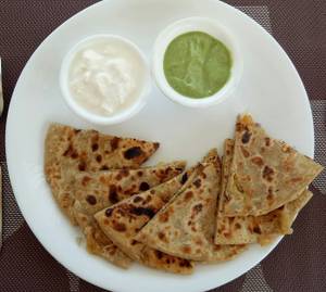 Aloo Onion Paratha                                                           
