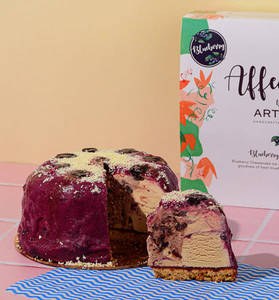 Blueberry Ice Cream Cake 750 Gm