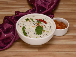 Curd Rice with Pickle
