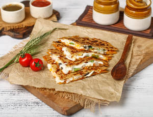Hurrys Special Double Cheese (Traditional Pizza Paratha )