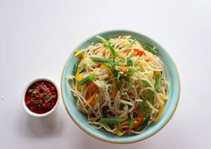 Vegetables Burnt Garlic Noodles