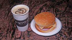 Cheese Slice Burger + Cold Coffee