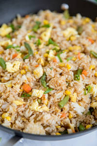 Bombay Style Delicious Egg Fried Rice (3 Eggs)