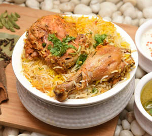 Hyderabadi Chicken Dum Biryani
