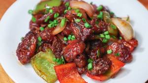 Basil Red Chilly Mushroom