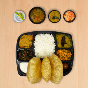 South Indian Deluxe Veg Thali