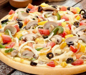 PP Black Olive Pizza