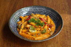Penne Arrabbiata with Exotic Veg