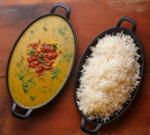 Plain Ghee Rice With Dal