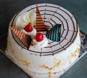 Butterscotch Eggless Cake [500grams]