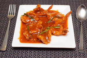Prawns In Choice Of Sauce