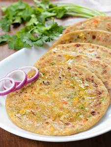 Mix-Veg Paratha (1 pc)