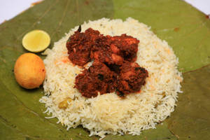 Chicken Fry Piece Biryani - Single