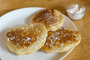 Pancakes with Maple Syrup