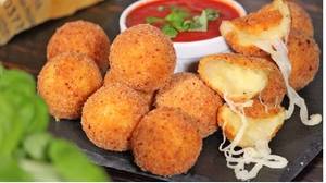 Cheese potato pops
